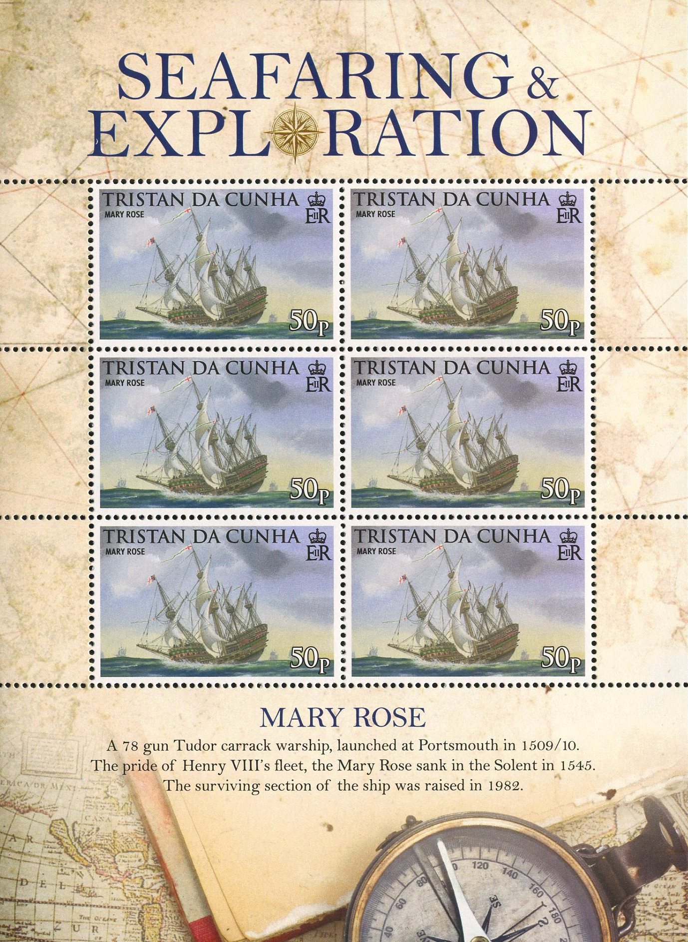 BOOK STAMPS TRISTAN DA CUNHA